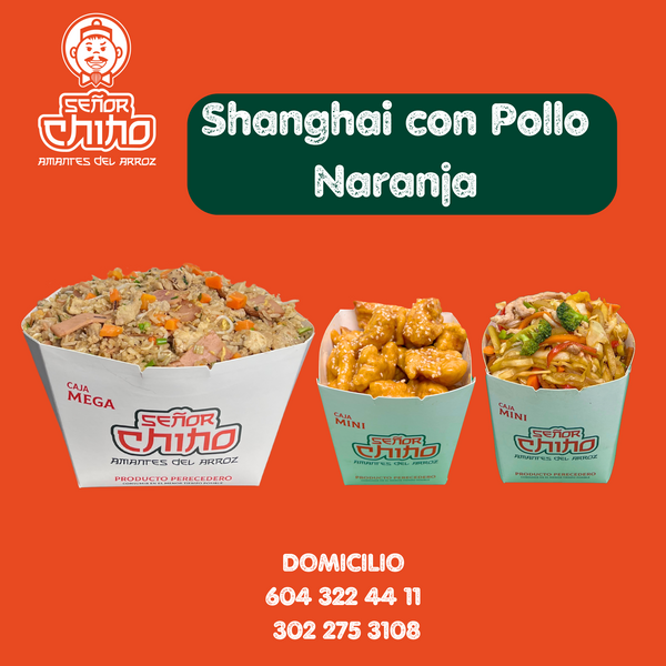 Combo Shanghai  (chopsuey-Naranja)